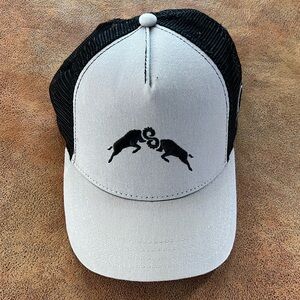 Pukka Ram Charger Lift Big Sky Montana Ski resort Trucker Hat